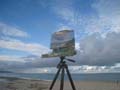 plein air beach at river mouth hualein a